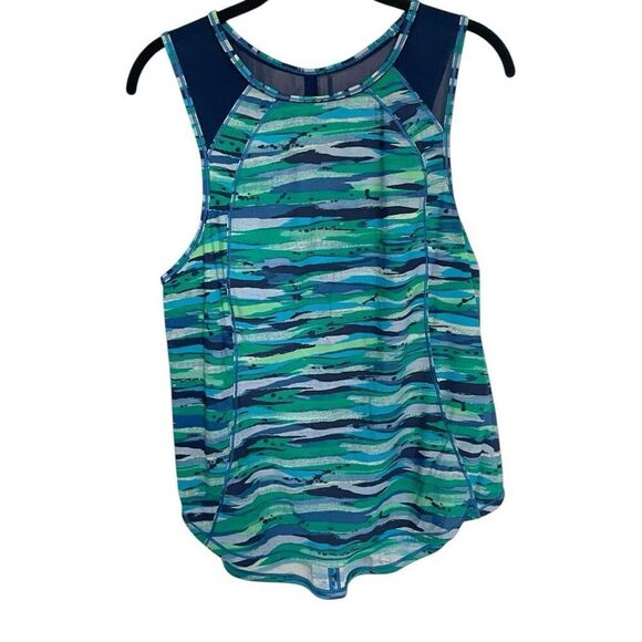 Lululemon Sculpt Tank Seven Wonders Multi / Hero Blue Racerback Size Medium - Picture 3 of 7